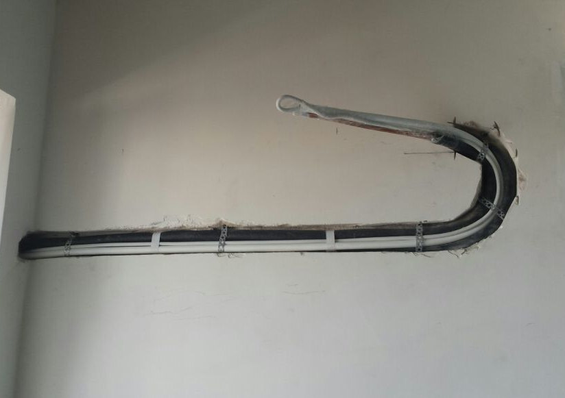 Закладка трасс кондиционера